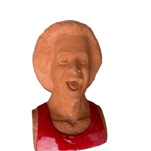 Chia Pet Richard Simmons Pot Planter Sculpture Only Bust Rare Collectible